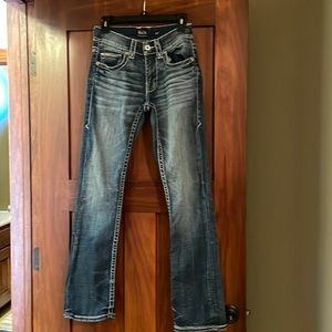 Mens Buckle Black jeans